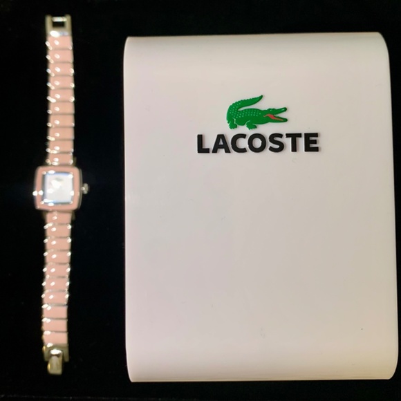 Lacoste Pink Enamel Watch - Picture 3 of 4